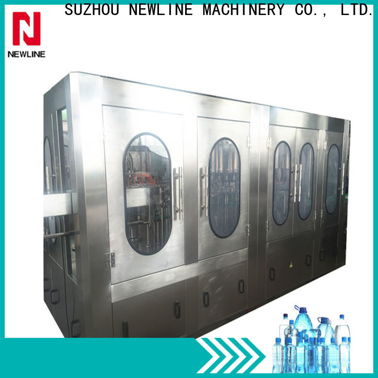 NEWLINE Top drinking water bottle filling machine Supply for packaging